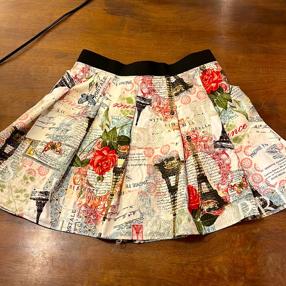 French Pleated Circle Skirt